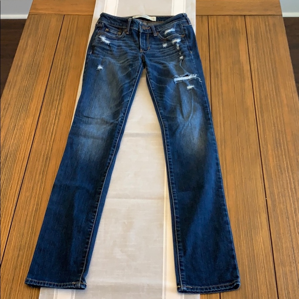 Abercrombie and Fitch Medium Wash skinny jeans
